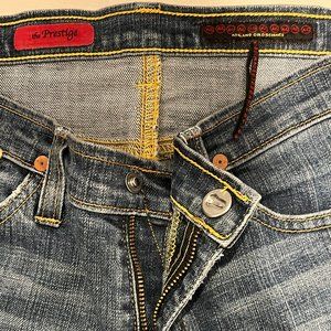 AG Adriano Goldschmied "The Prestige" Boot Cut Jeans, Dark Blue Wash, 27R